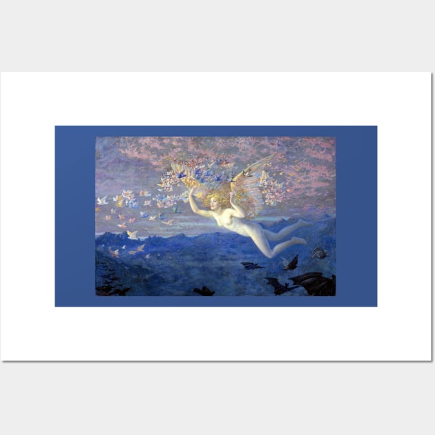 Wings of the Morning - Edward Robert Hughes Wall Art by forgottenbeauty